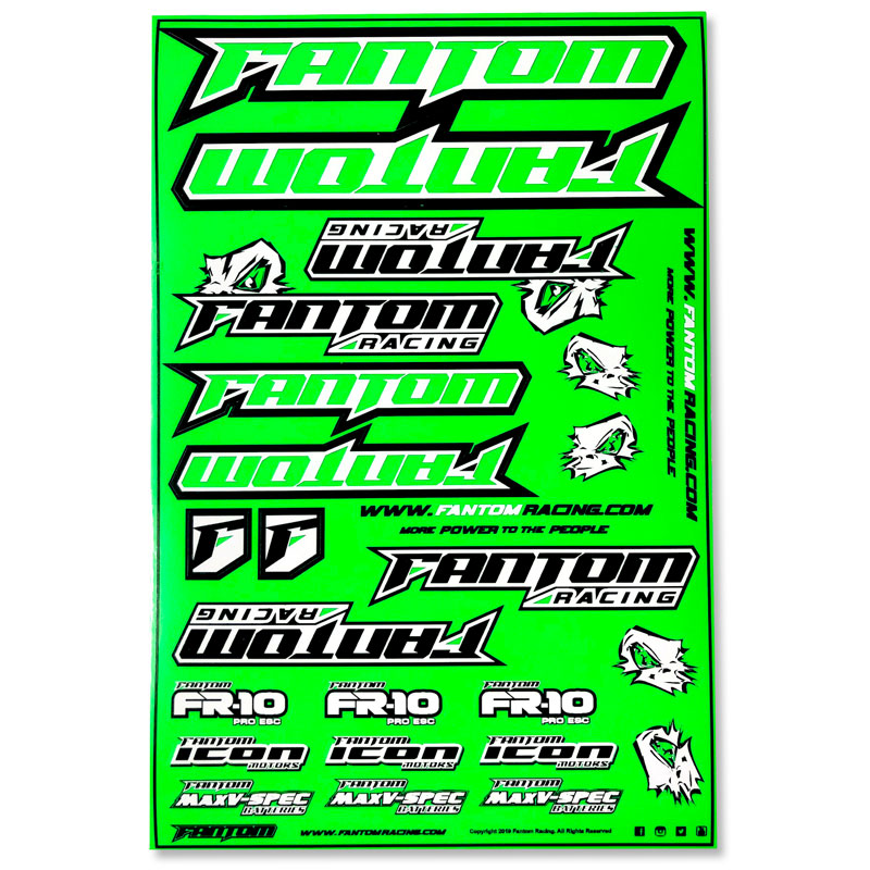Vinyl Die-Cut Team Sticker Sheet – Flo Green