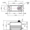 FR720 20KG - High Torque, HV, Low Profile, Programmable, Digital Racing Servo - Image 5