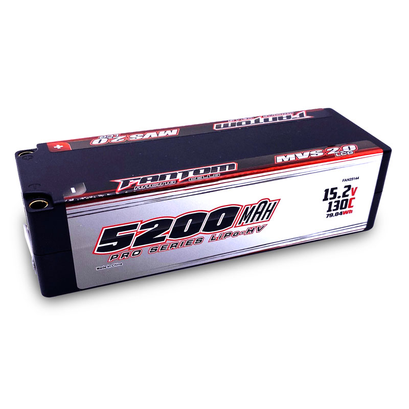 5200mAh, 130C, 15.2v, 4-Cell, LCG, MVS 2.0 PRO HV Silicon Graphene LiPo-HV