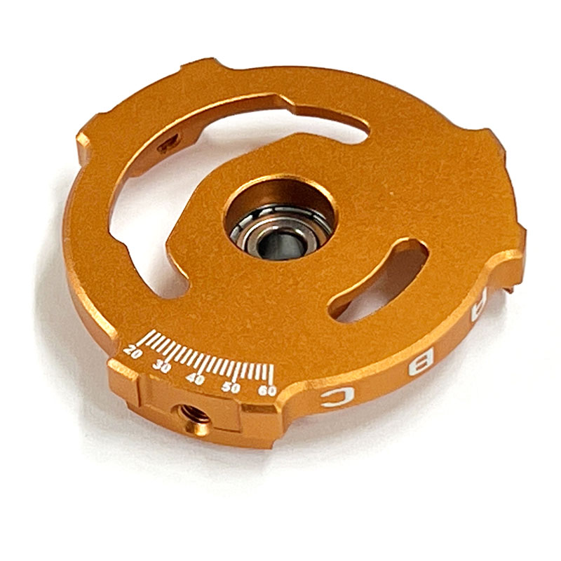 HELIX (Optional Color) Replacement Stationary End Plate – ORANGE