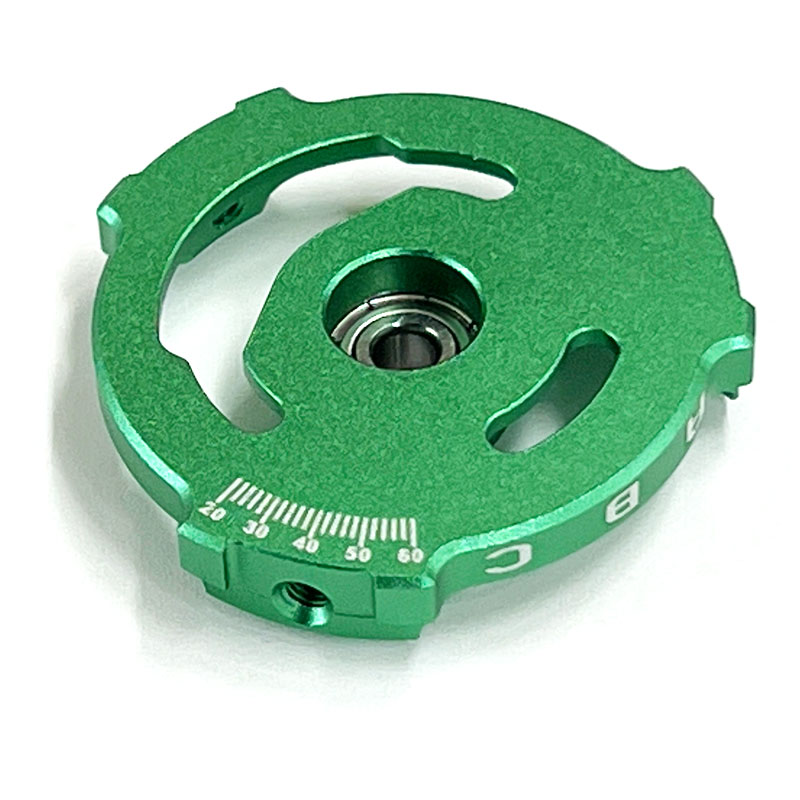 HELIX (Optional Color) Replacement Stationary End Plate – GREEN